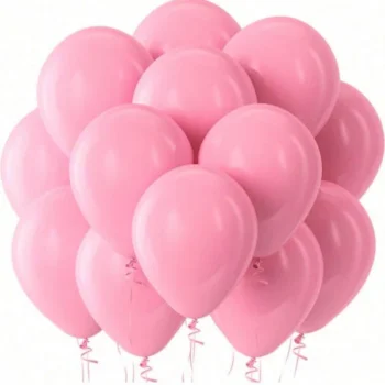 Roze latexballonnen 12" + helium