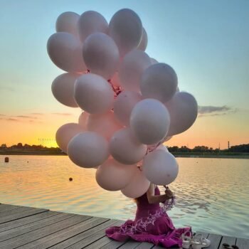 Balony z helem 40 szt