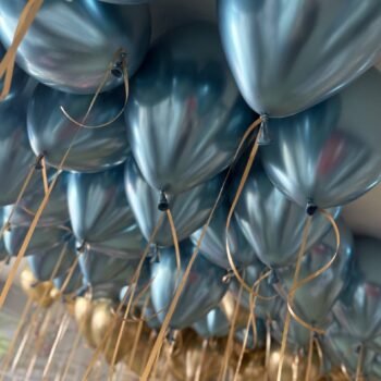 Balony z helem – 100 szt. (chrome)